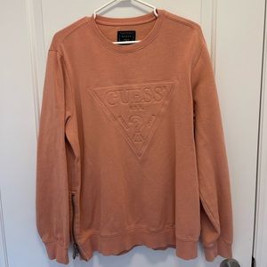 Pink crewneck sweatshirt